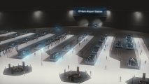 A rendering of the express tunnel system that would take travelers from the Loop to O