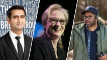 Kumail Nanjiani, left, Meryl Streep, center, and Jordan Peele, right, may all walk away from the Academy Awards with an Oscar on March 4.