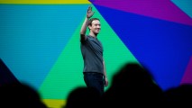 FILE - Facebook CEO Mark Zuckerberg speaks at his company