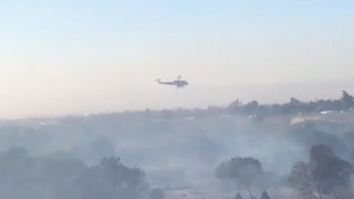 Homes Evacuated as Crews Battle Wind-Driven Brush Fire in Riverside