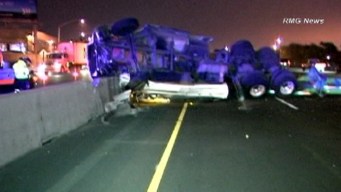 SB 710 Freeway Reopens After Crash