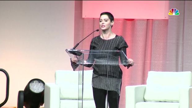 [NATL] Rose McGowan Makes First Public Appearance Since Weinstein Claim