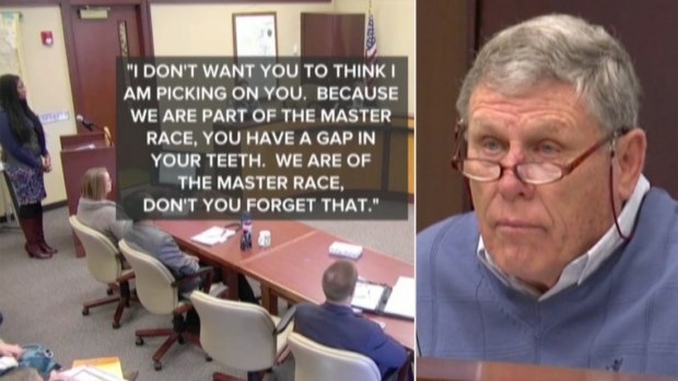 [NATL]    A white official tells a black woman that he was part of the race