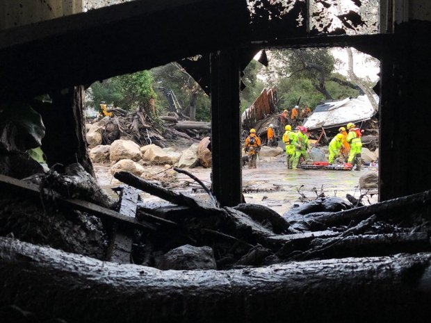 Firefighters Rescue Girl Trapped for Hours in House Destroyed by Mudslide Firefighters Rescue Girl Trapped for Hours in House Destroyed by Mudslide
