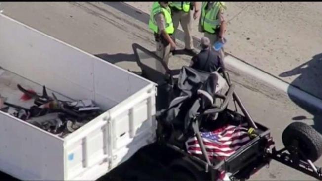La County Fire Captain Killed In Jeep Crash On 14 Freeway North Of La La County Fire Captain Killed In Jeep Crash On 14 Freeway North Of La