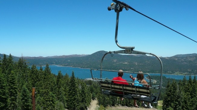 Kids Ride Free On The Big Bear Scenic Sky Chair Nbc