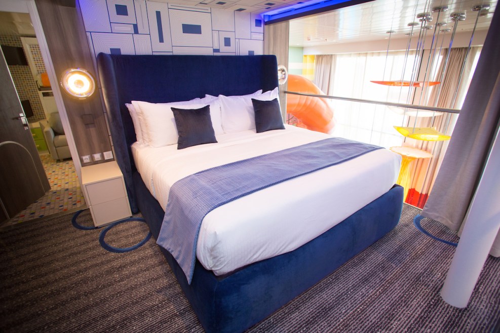 cruise ships with the biggest rooms